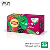 Lipton Green Tea Luscious Mixed Berries Tea Bags 25s